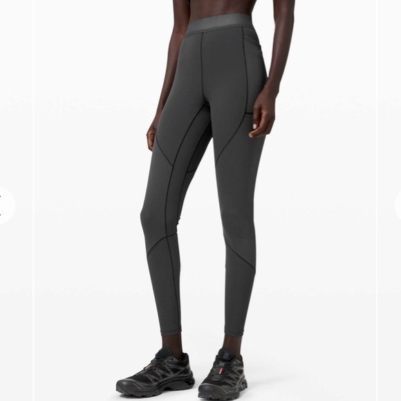 Lululemon Esker Tight *lululemon lab Graphite Grey Size 6 - Picture 1 of 16